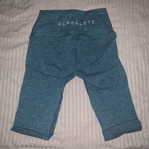 Blue alphalete revival leggings